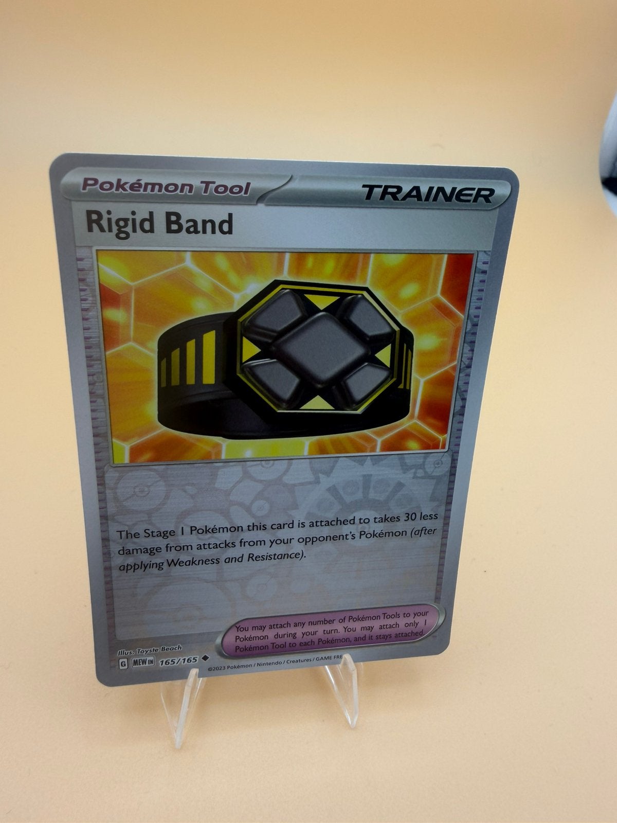 rigid band 165/165 + alle andere reverse holo's 151, Ophalen of Verzenden, Zo goed als nieuw, Meerdere kaarten