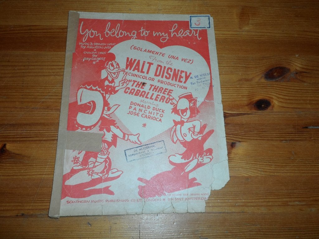 You belong to my heart - lara / gilbert - walt disney, Muziek en Instrumenten, Gebruikt, Gitaar, Ophalen of Verzenden, Artiest of Componist