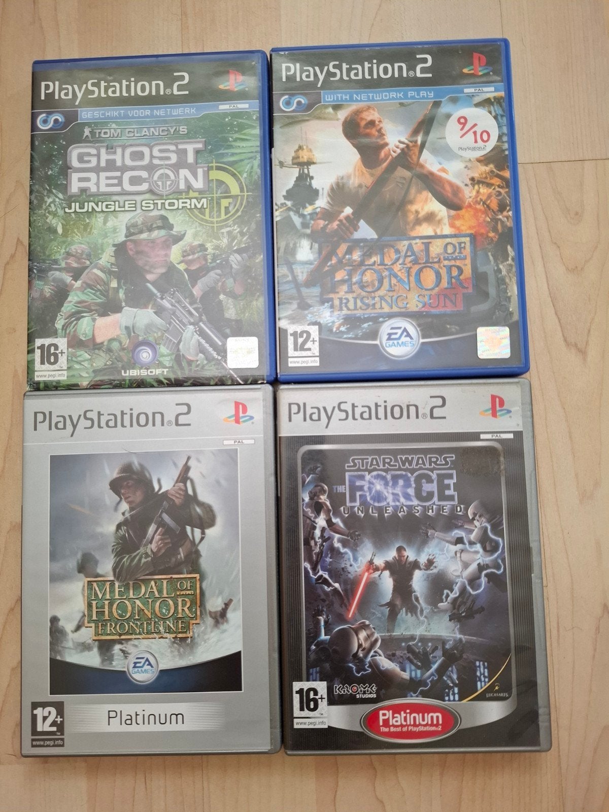 PS2 Games: Medal of Honor, Star Wars, Ghost Recon, Gebruikt, Shooter, 1 speler, Ophalen of Verzenden
