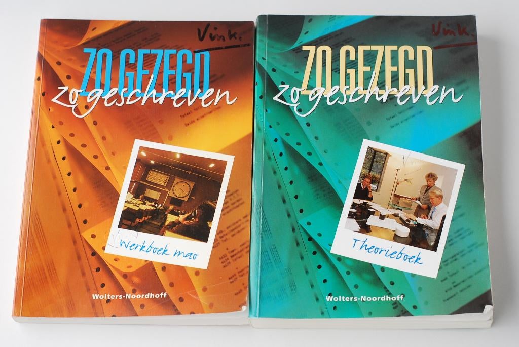 Zo gezegd, zo geschreven - Theorieboek en Mao werkboek, Boeken, Studieboeken en Cursussen, Verzenden, Alpha, Zo goed als nieuw