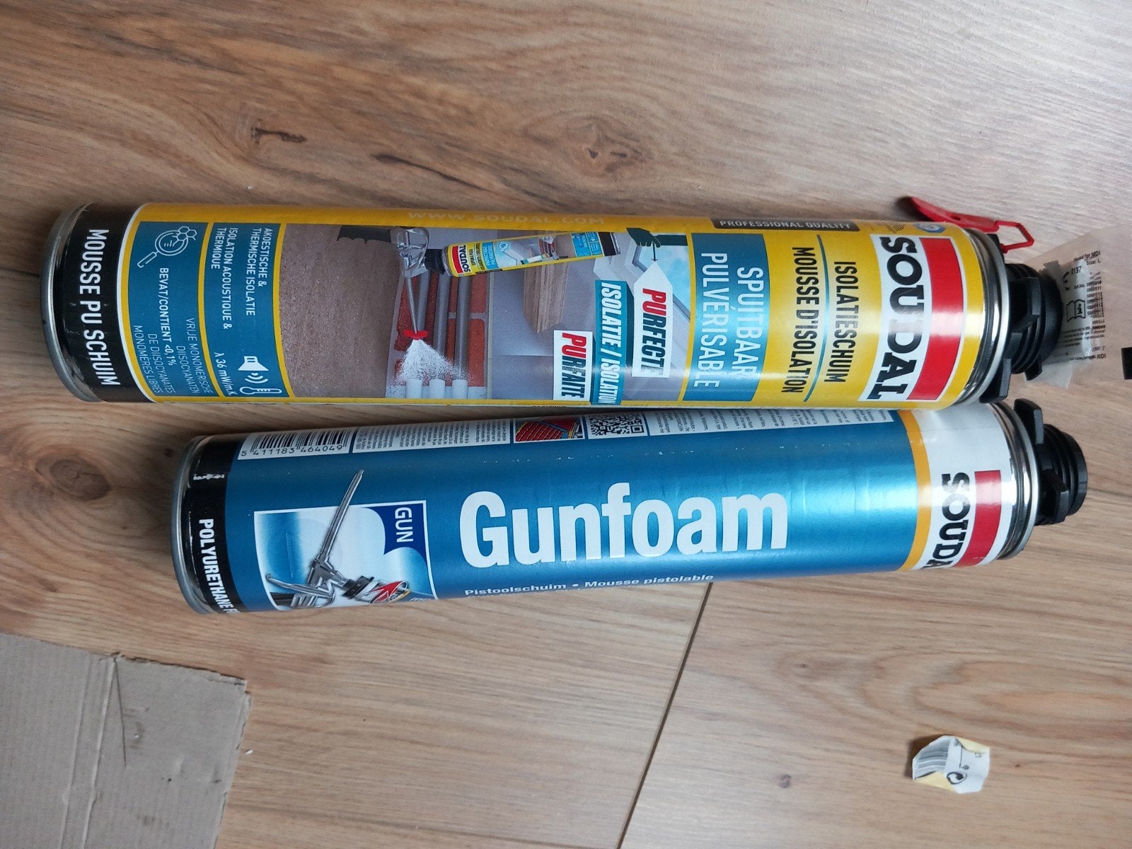 Soudal Isolatieschuim en Gunfoam - Nieuw, Minder dan 4 cm, Overige materialen, Vloerisolatie, Nieuw