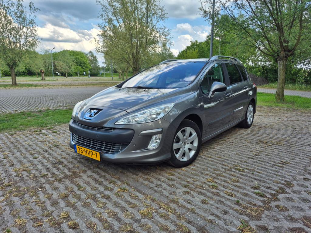 Peugeot 308 1.6 Turbo 110KW SW 7P 2009 beige, Auto's, Peugeot, Beige, 4 cilinders, Stationwagon, Handgeschakeld