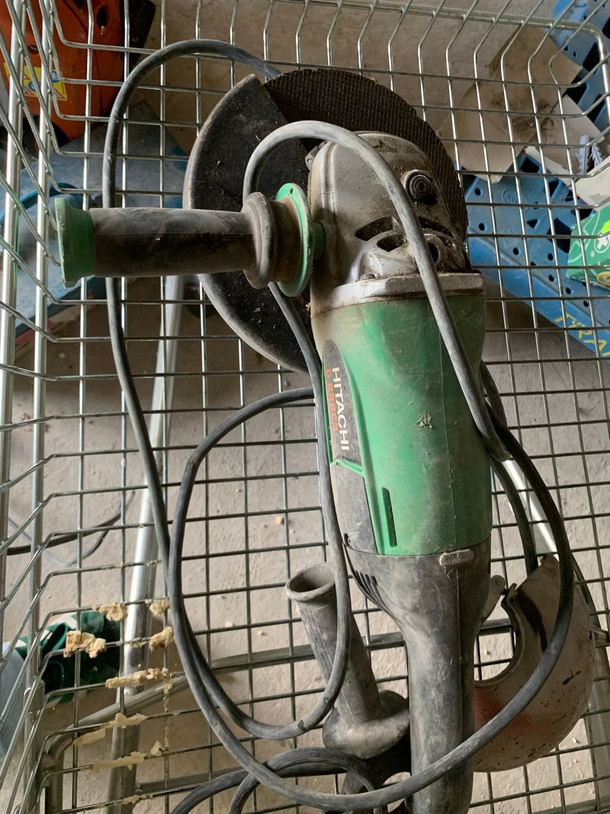 Hitachi G 23SC3 Haakse slijpmachine - Gebruikt, Ophalen of Verzenden, Gebruikt, 1000 watt of meer, Haakse handslijpmachine