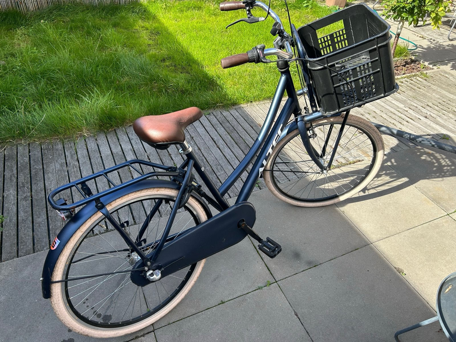Altec Meisjesfiets 26 inch - Blauw met Nexus versnellingen, Fietsen en Brommers, Terugtraprem, Gebruikt, Handrem, Ophalen