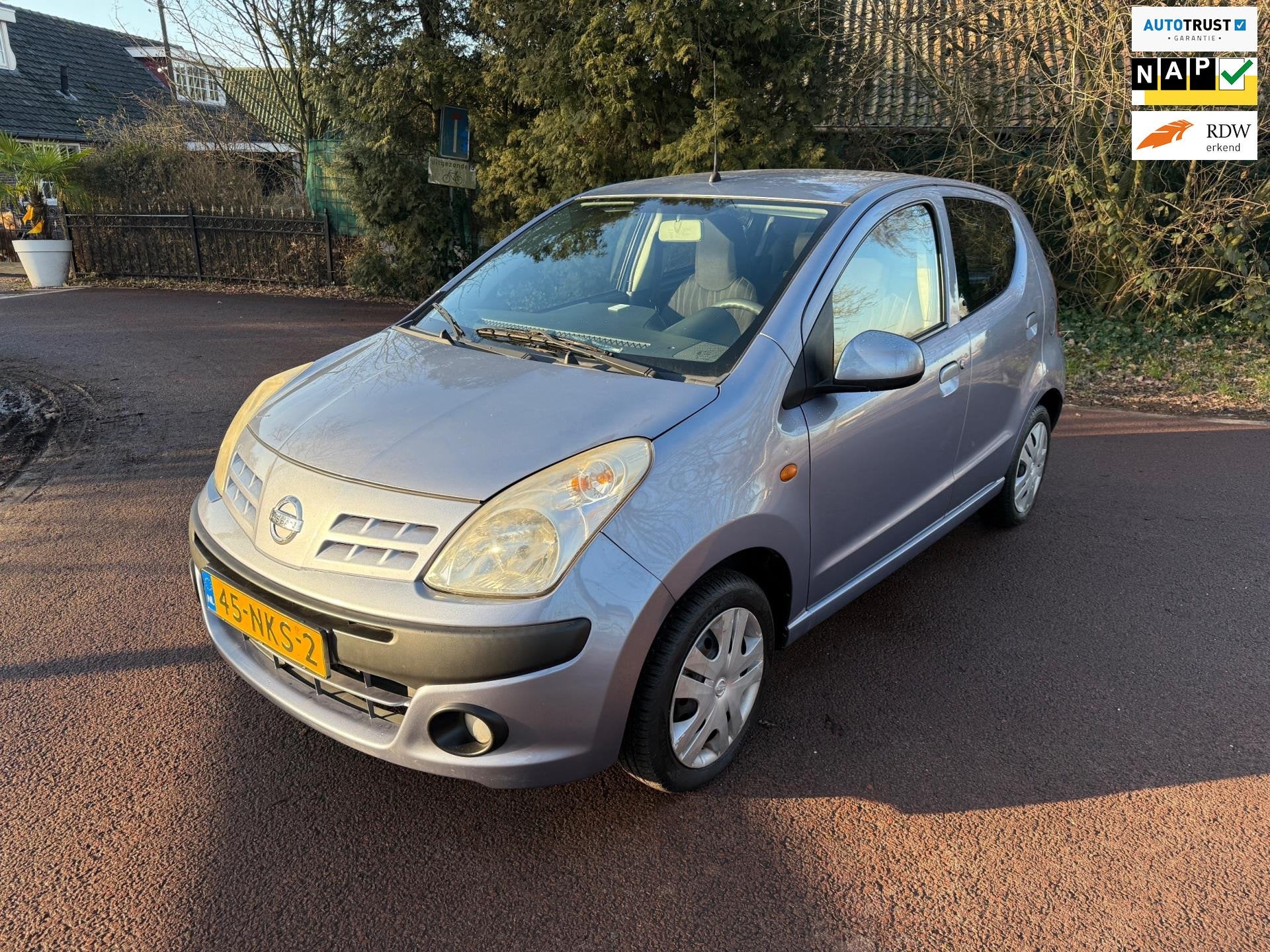 Nissan Pixo 1.0 Acenta / Airco / Apk / NAP / Aux / Nette Aut, Auto's, Voorwielaandrijving, Euro 5, Gebruikt, 200 kg