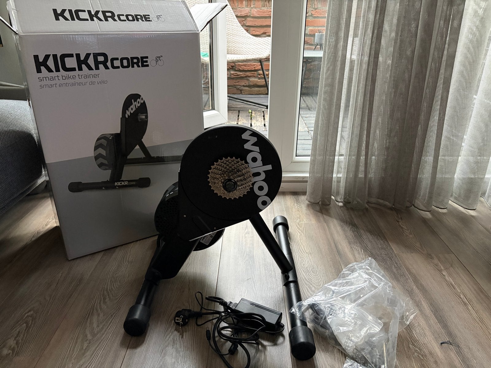Wahoo Kickr Core Smart Trainer met Shimano Cassette, Ophalen, Gebruikt