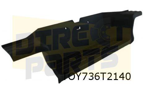 Toyota Hi-Lux (6/16-) Afdekking achterbumper midden zwart Or