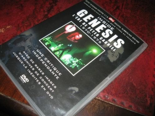 DVD Inside Genesis Peter Gabriel 1970 -1975, Alle leeftijden, Ophalen of Verzenden, Gebruikt