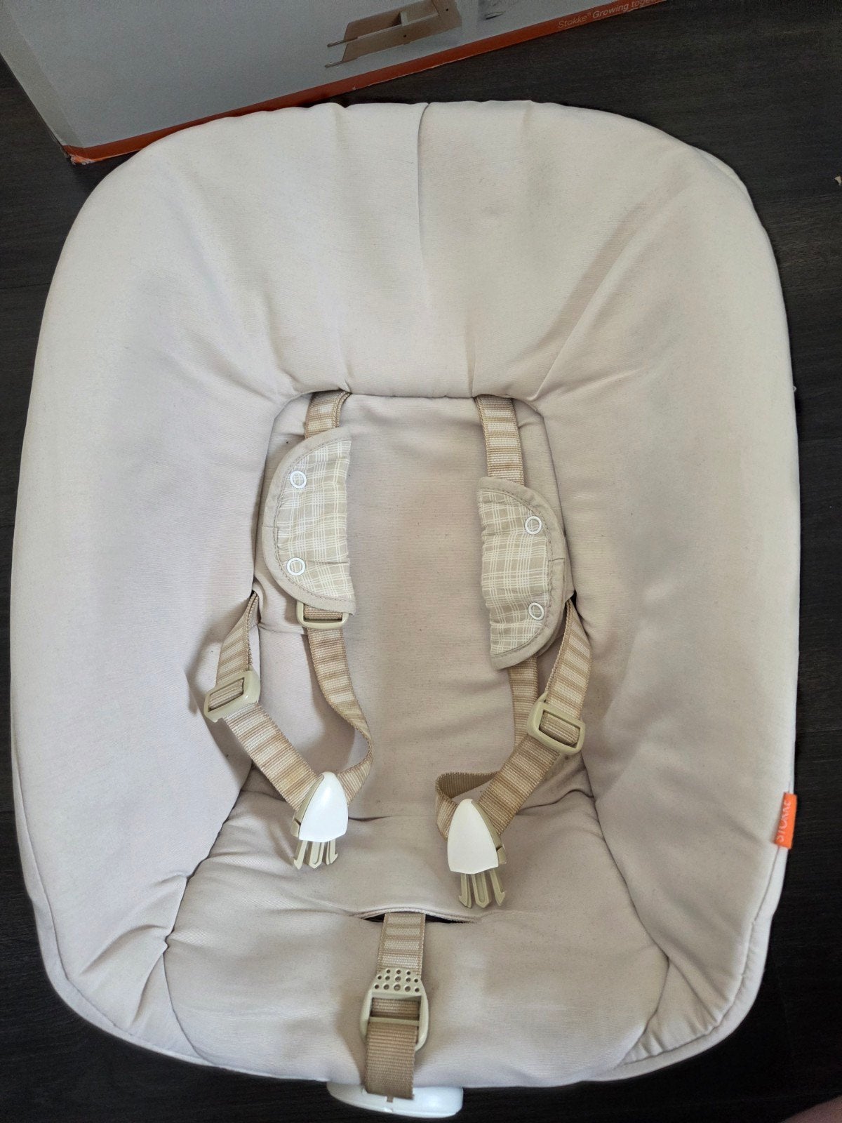 Stokke Newborn zitje + hoes + baby set, Ophalen of Verzenden, Gebruikt, Overige typen