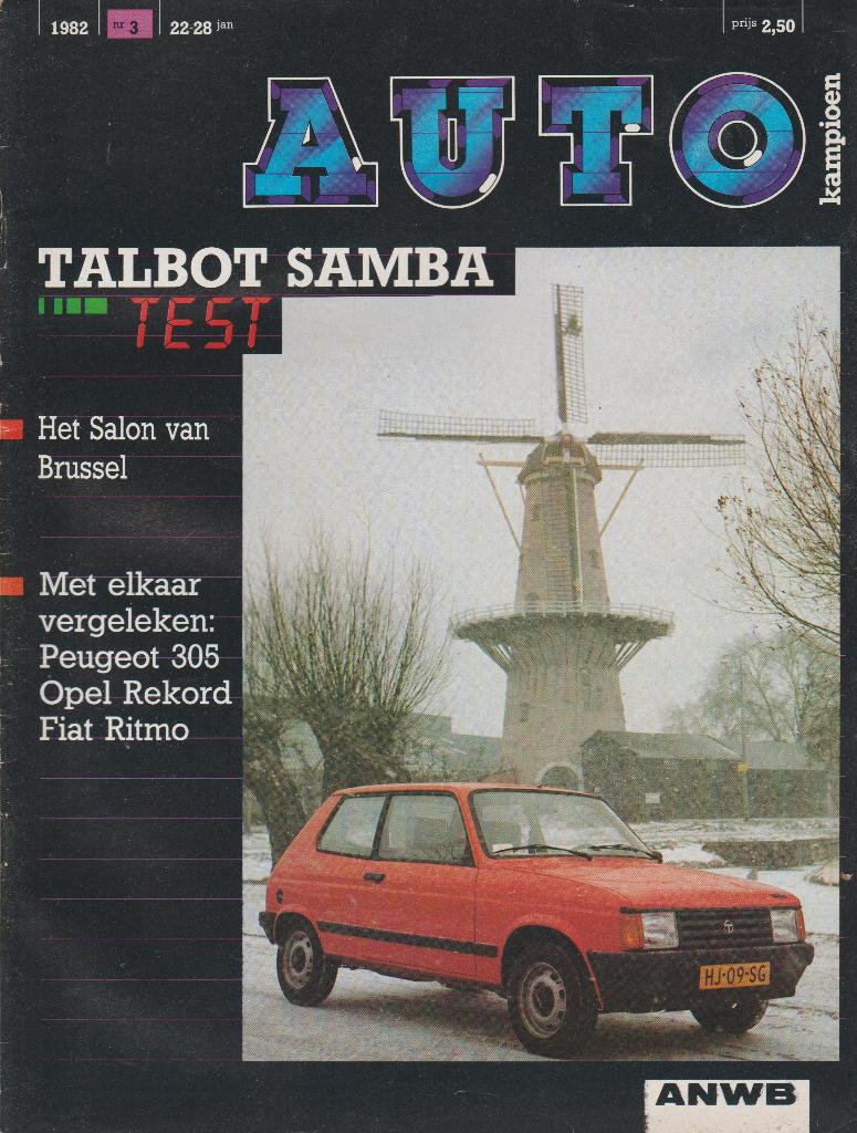Talbot Samba test in Autokampioen 1982, Boeken, Auto's | Folders en Tijdschriften, Gelezen, Ophalen of Verzenden, Autokampioen