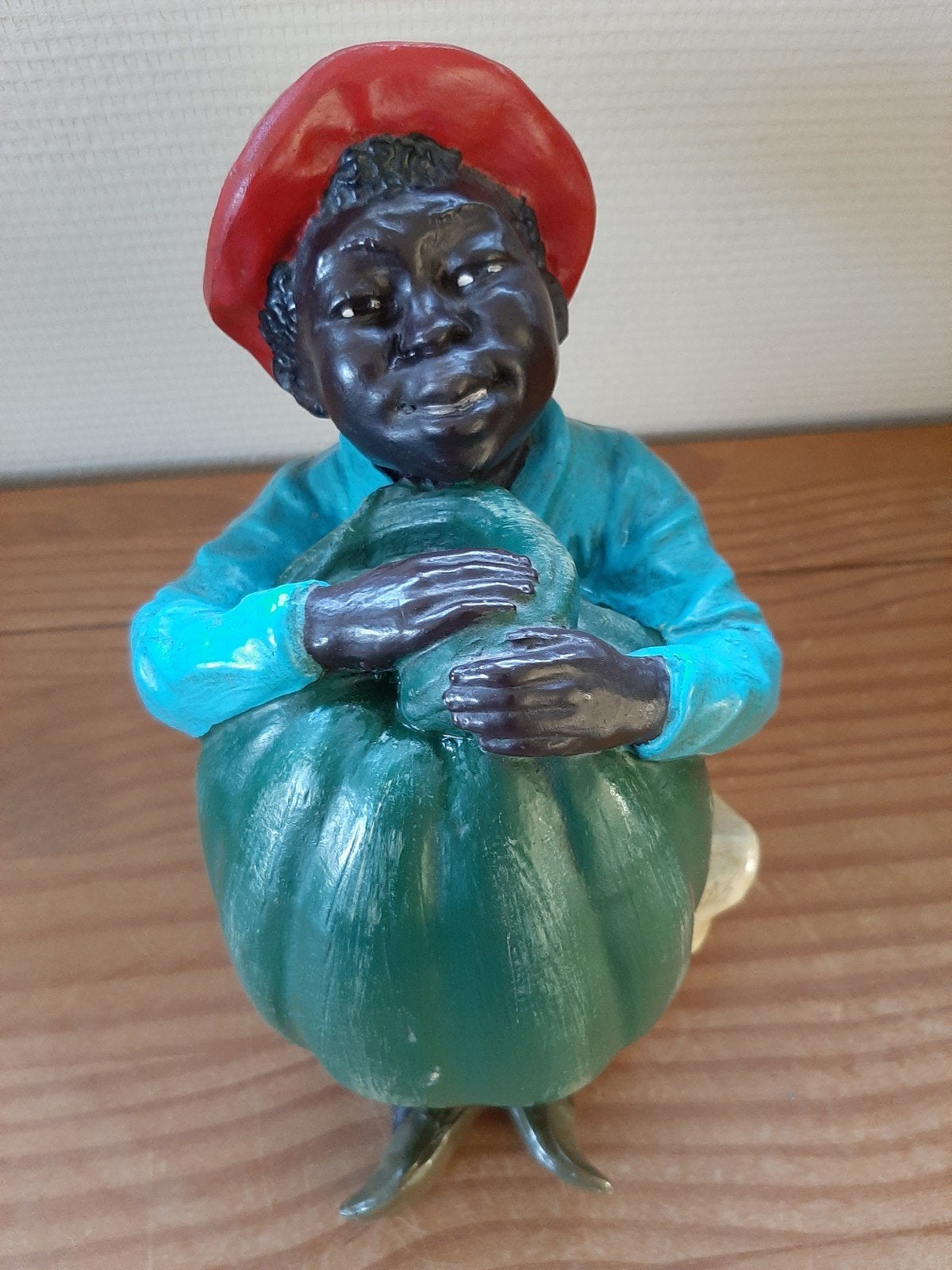 Beeldje Afrikaanse jongeman, Ophalen of Verzenden