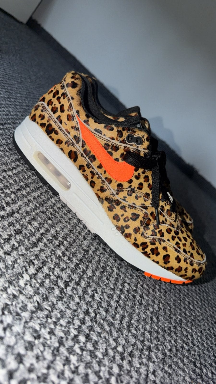 Nike air max 1 DLX Atmos Animal 3.0 Leopard US 8.5 42, Ophalen of Verzenden, Zo goed als nieuw, Overige kleuren