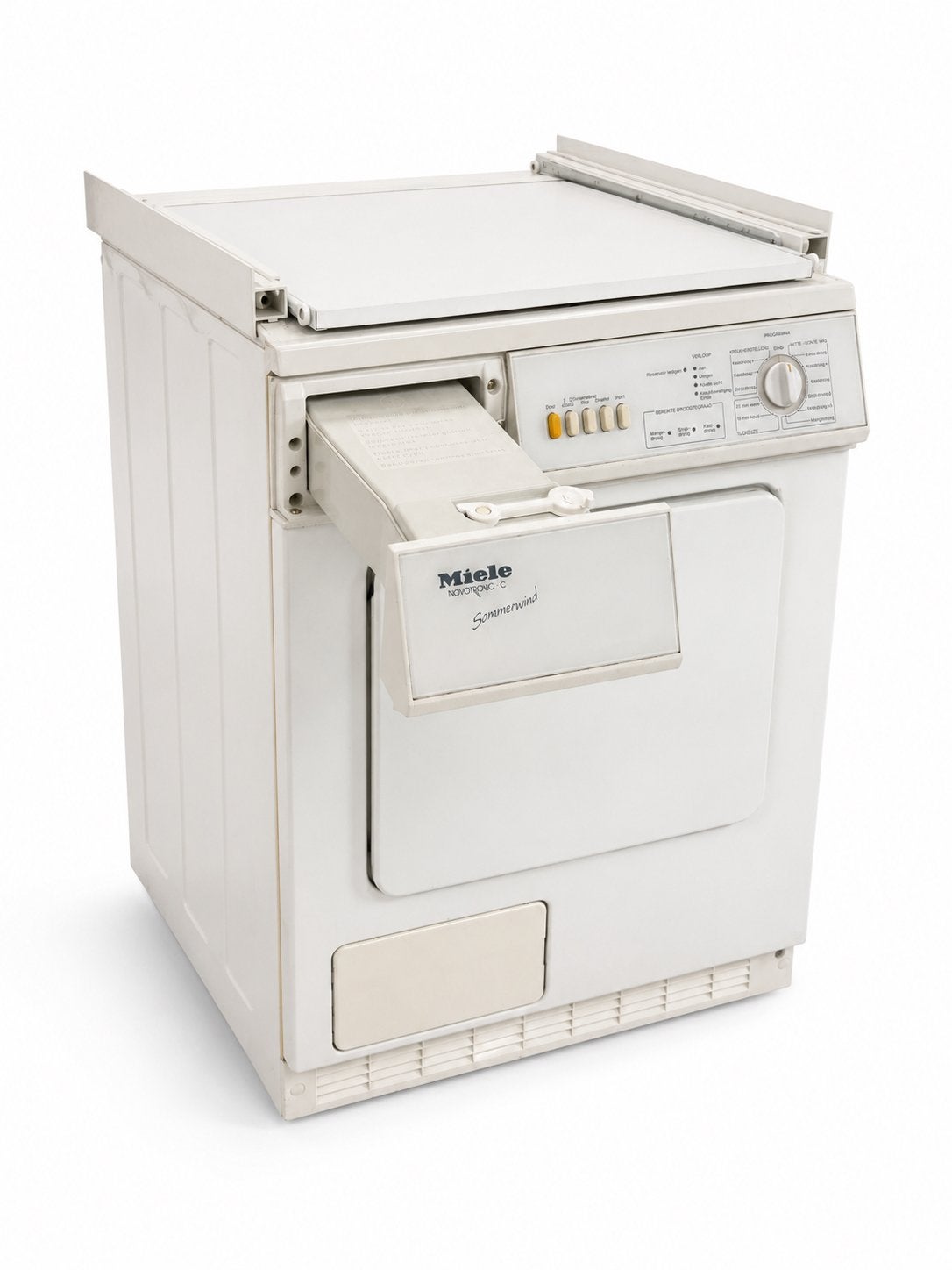 Miele Novotronic C Sommerwind wasdroger – condensdroger, Ophalen, Gebruikt, Vrijstaand, Minder dan 60 cm