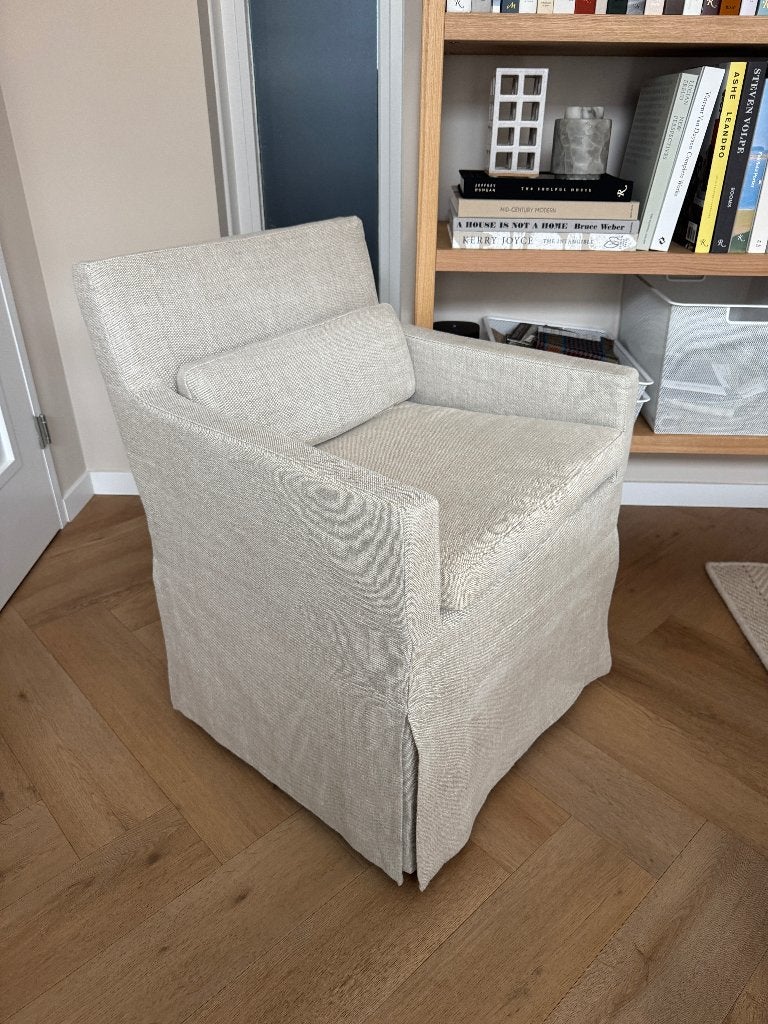 Restoration Hardware side chairs, Ophalen, Hout, Minder dan 75 cm, Zo goed als nieuw