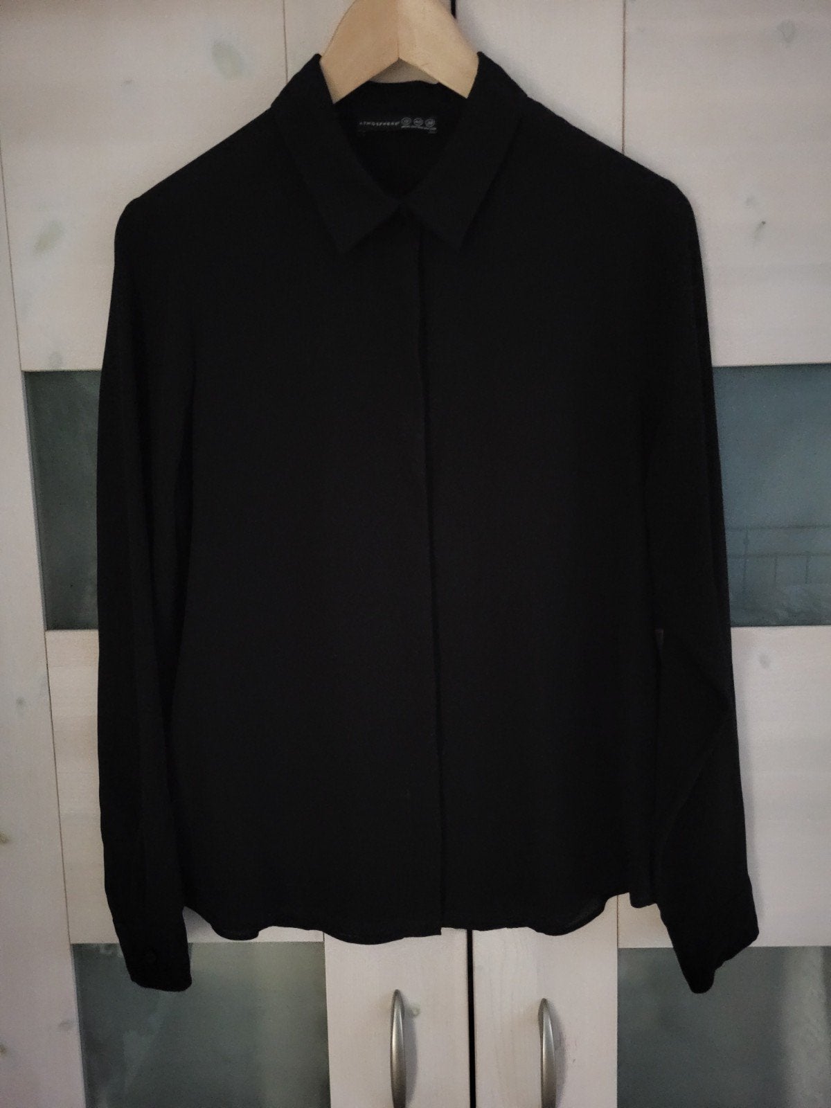 Zwarte blouse van Atmosphere, maat 38/40 (M), Maat 38/40 (M), Atmosphere, Zwart, Ophalen of Verzenden