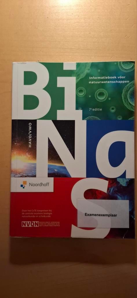 Binas 7e editie, zo goed als nieuw, Ophalen of Verzenden, Beta, Nieuw, HBO