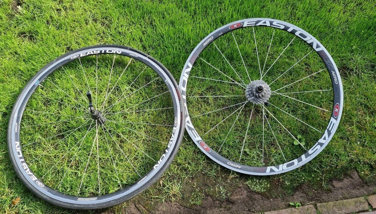 Easton EA90 Aero/ circuit Wielset, Wiel, Gebruikt, Ophalen of Verzenden, Aluminium