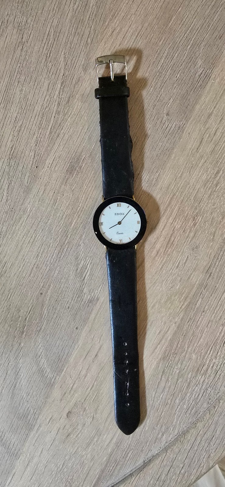 Edox horloge - Verguld - Vintage, Sieraden, Tassen en Uiterlijk, Horloges | Heren, Overige materialen, Polshorloge, Ophalen, Overige merken