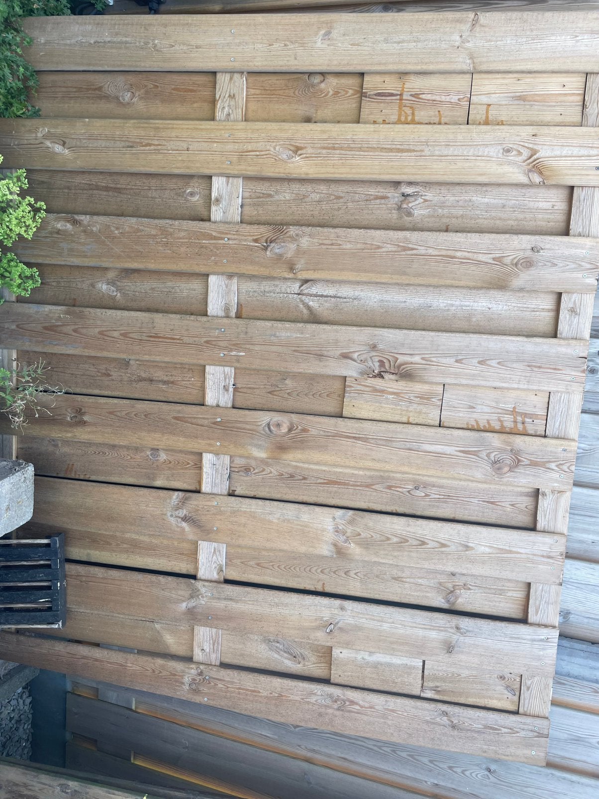 Tuin scherm, Tuin en Terras, Schuttingen, Ophalen, Minder dan 3 meter, Hout, 1 tot 2 meter