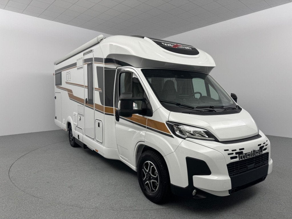 Malibu Carthago T 490 RB LE EXTRA LANGE ENKELE BEDDEN 200cm, Caravans en Kamperen, Campers, Automaat, Malibu, Tot en met 2, Bedrijf