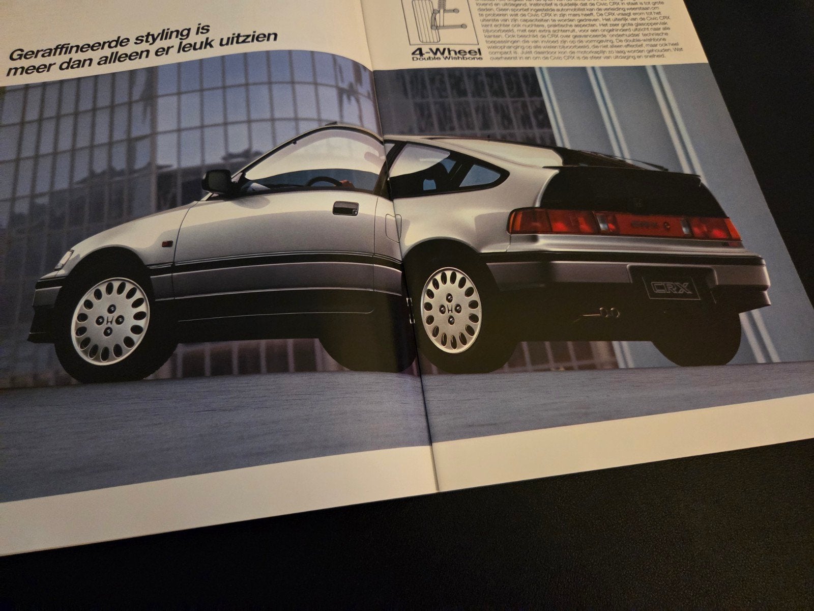 Brochure Honda Civic CRX 1988, Ophalen of Verzenden, Zo goed als nieuw, Honda