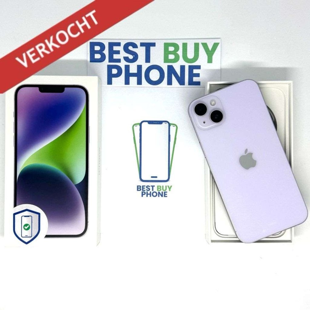 iPhone 14 plus 128GB paars /licht gebruikt /86% batt /garant, 128 GB, IPhone 14 Plus, Apple, Paars