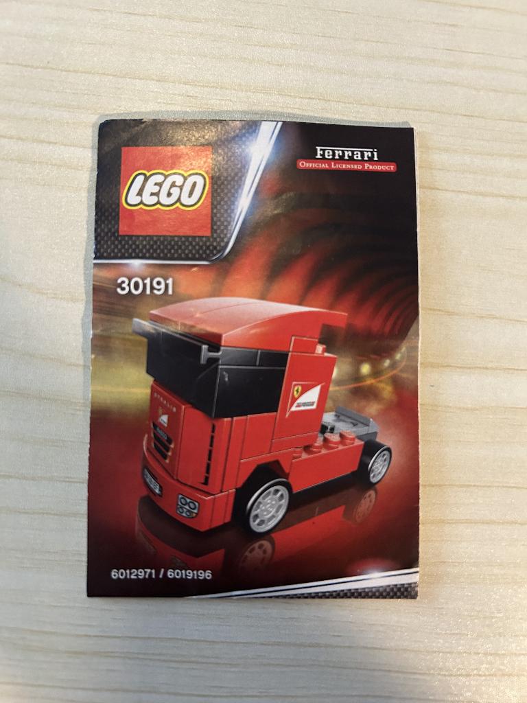 Lego V-Power 30191 Ferrari Scuderia Truck polybag, Kinderen en Baby's, Speelgoed | Duplo en Lego, Ophalen of Verzenden, Gebruikt