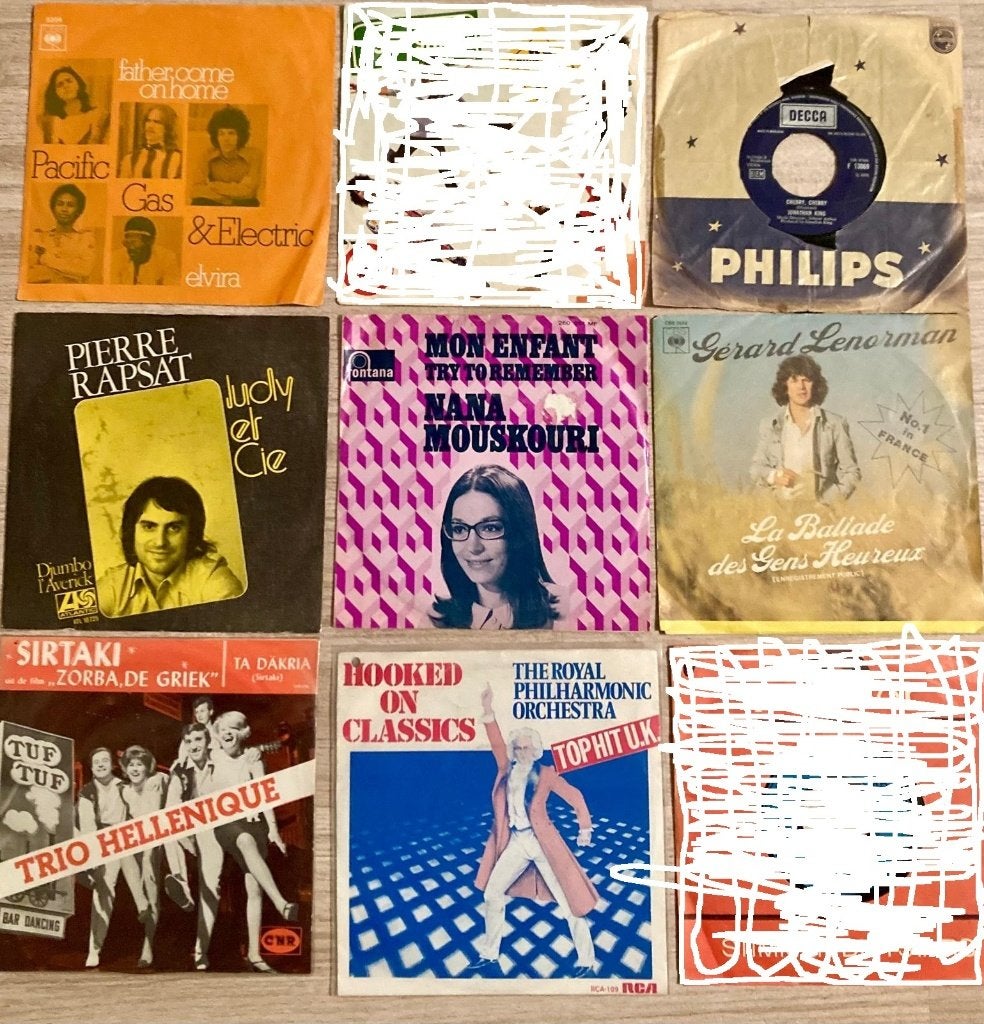 8 diverse vinylsingle's, Gebruikt, 7 inch, Ophalen of Verzenden, Pop