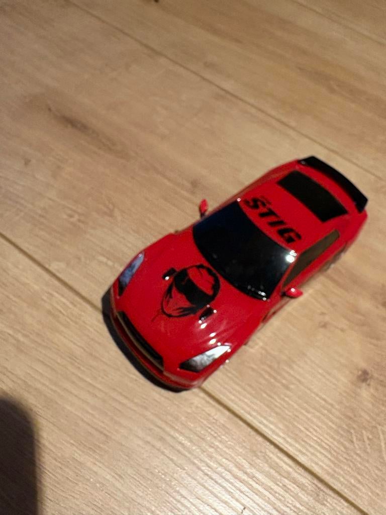 Scalextric Nissan GT-R Stig Topgear raceauto, Ophalen of Verzenden, Gebruikt