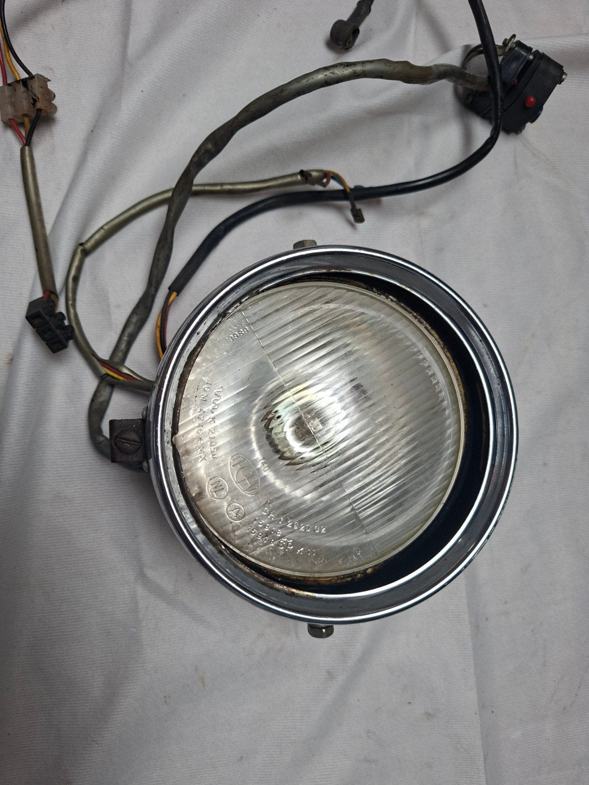 Koplamp Benelli / MotoBi / Moto Guzzi / Jamathi / Zündapp, Overige merken, Cev, Gebruikt, Cev