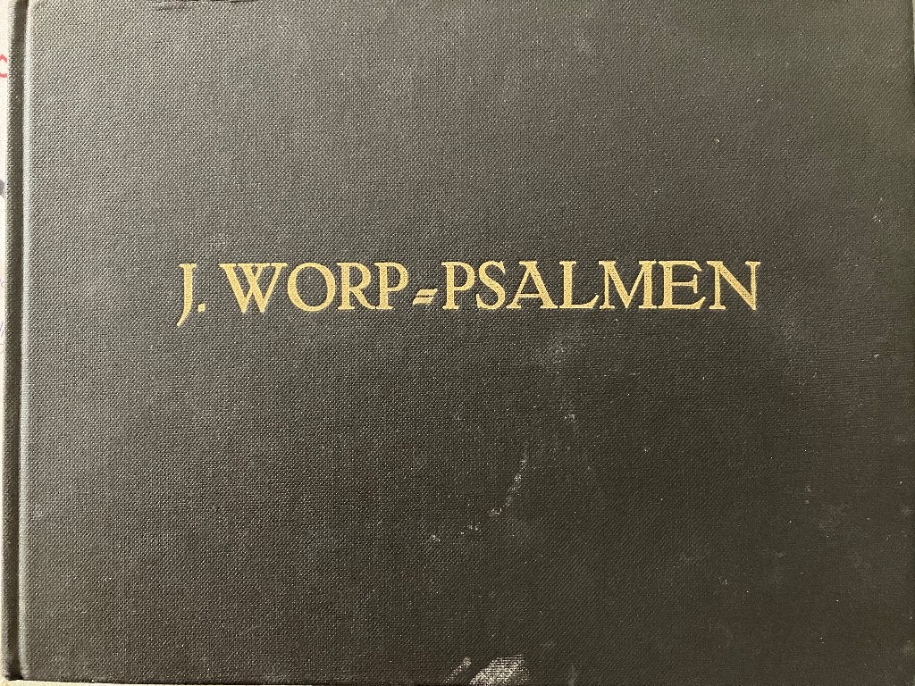 J. Worp Psalmen, Muziek en Instrumenten, Bladmuziek, Gebruikt, Overige soorten, Religie en Gospel, Orgel, Ophalen of Verzenden