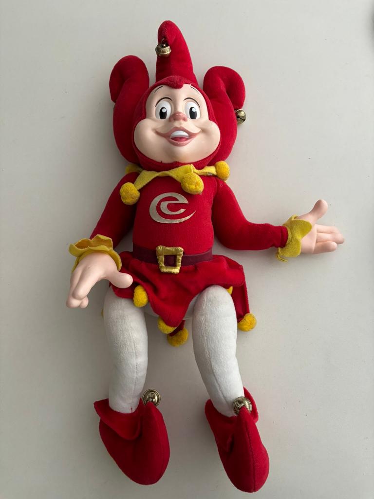 Efteling pardoes pluche nar pop 50 cm als nieuw!, Verzamelen, Efteling, Zo goed als nieuw, Beeldje of Poppetje, Ophalen of Verzenden