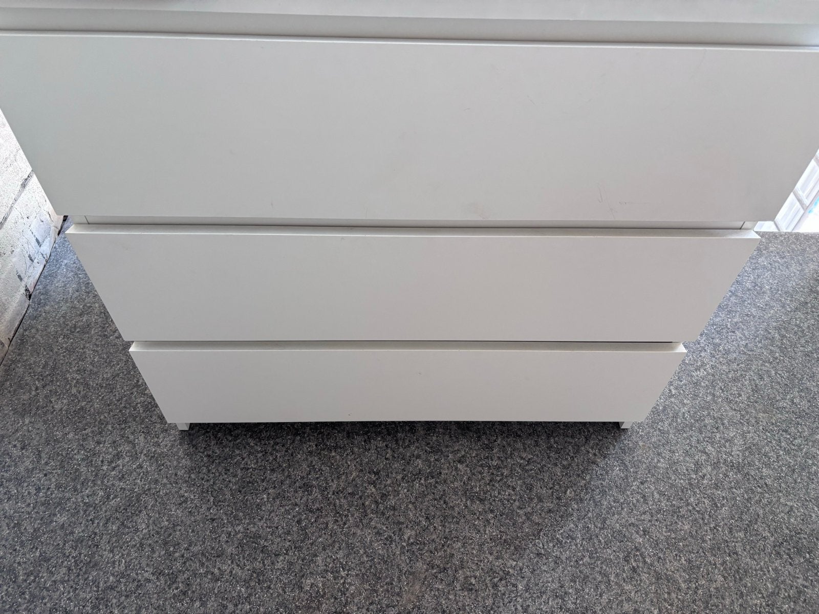 3x Ikea Malm ladekast met 3 lades, Minder dan 50 cm, Gebruikt, Ophalen of Verzenden, 3 of 4 laden