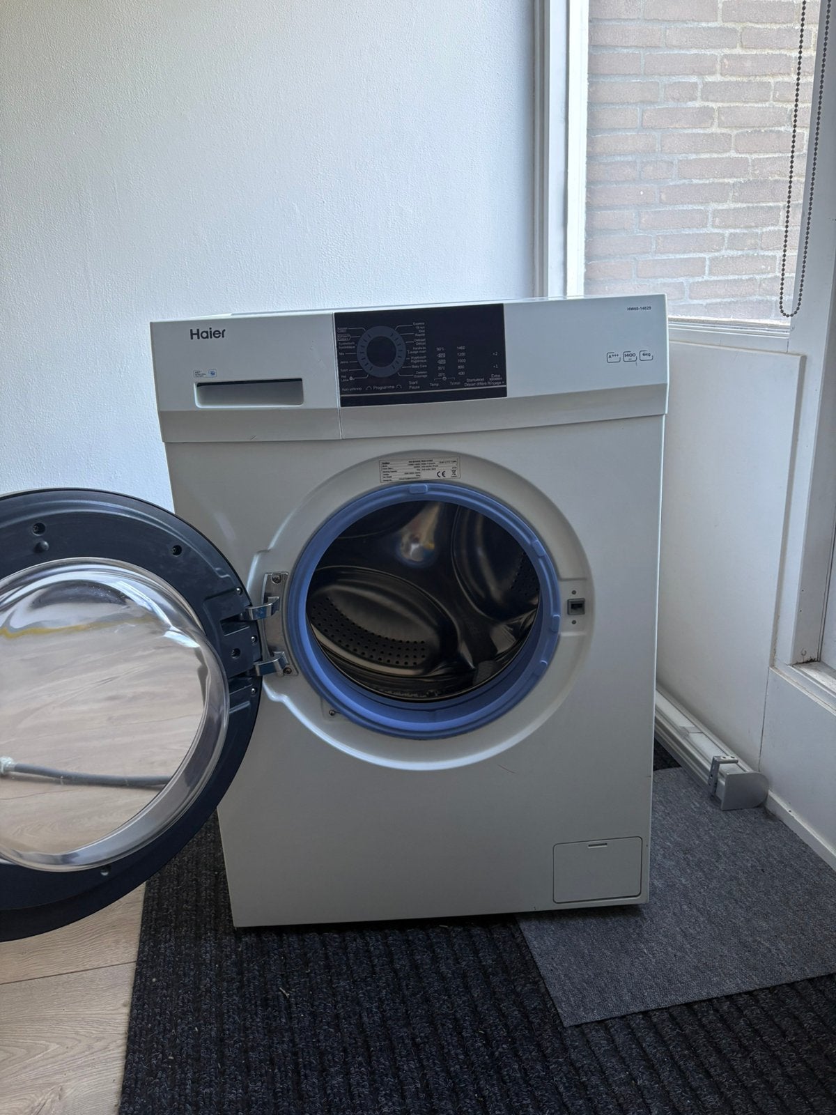 Haier wasmachine, Ophalen, 1200 tot 1600 toeren, Gebruikt, 4 tot 6 kg