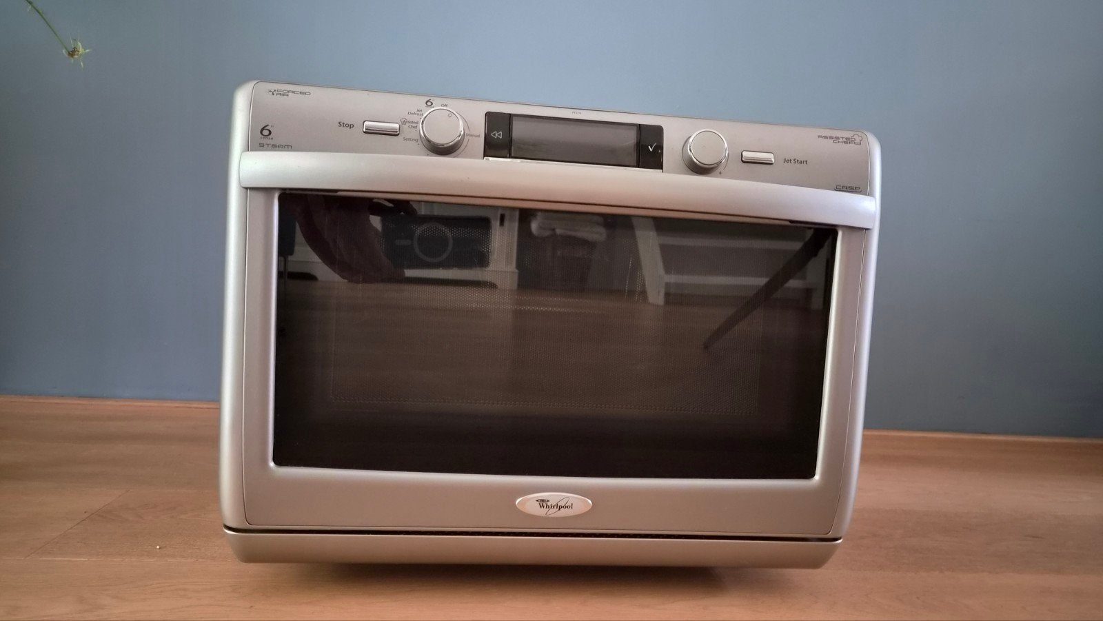 Whirlpool JetChef Combi-Magnetron JT379SL, Witgoed en Apparatuur, Magnetrons, Gebruikt, Vrijstaand, Combimagnetron, 45 tot 60 cm