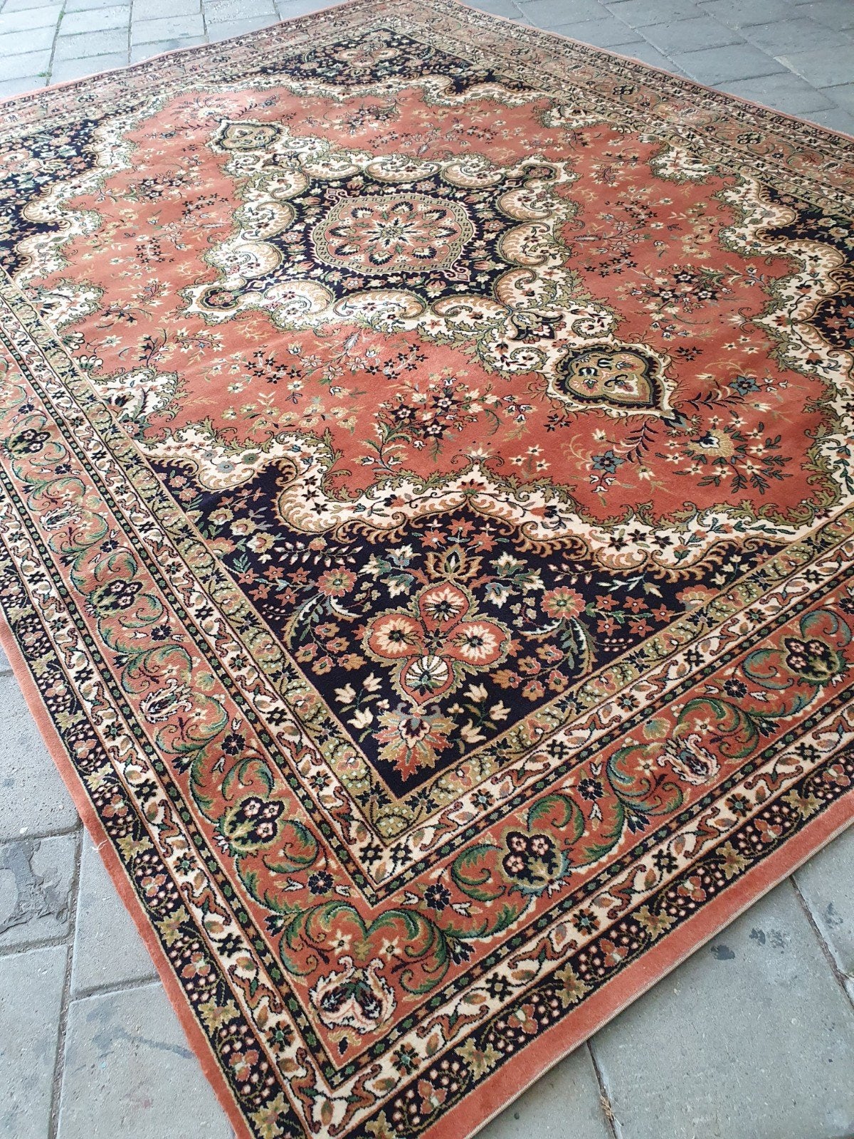 Vintage tapijt 250x350 cm., Gebruikt, Vintage, 200 cm of meer, Ophalen of Verzenden