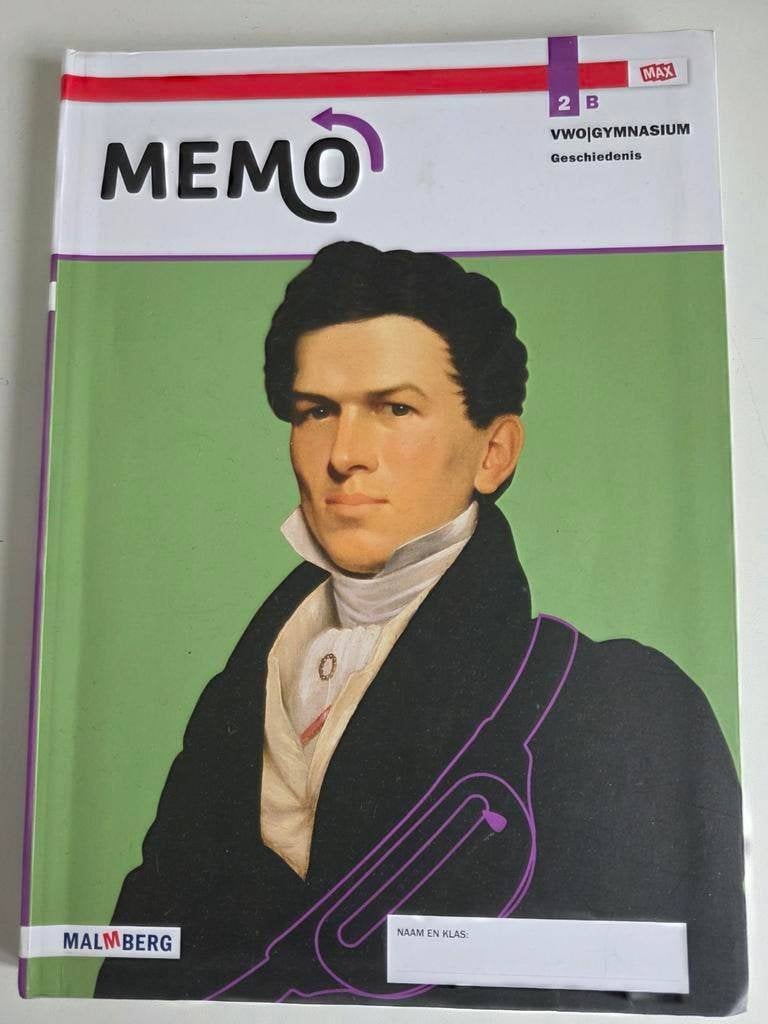 Memo Geschiedenis VWO Gymnasium 2B, Onbekend, VWO, Geschiedenis, Ophalen of Verzenden