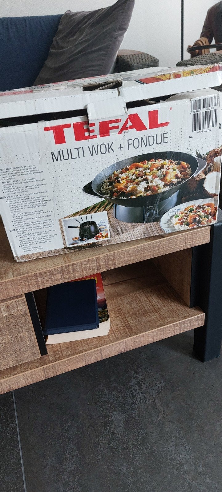 Tefal Multi Wok + Fondue Set -, Ophalen of Verzenden, Zo goed als nieuw