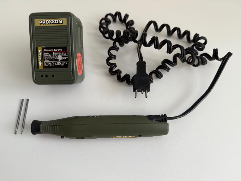 Proxxon Micromot GG12 graveerapparaat + 12V SNG-voeding, Gereedschap of Toebehoren, Ophalen of Verzenden, Elektrisch, Proxxon