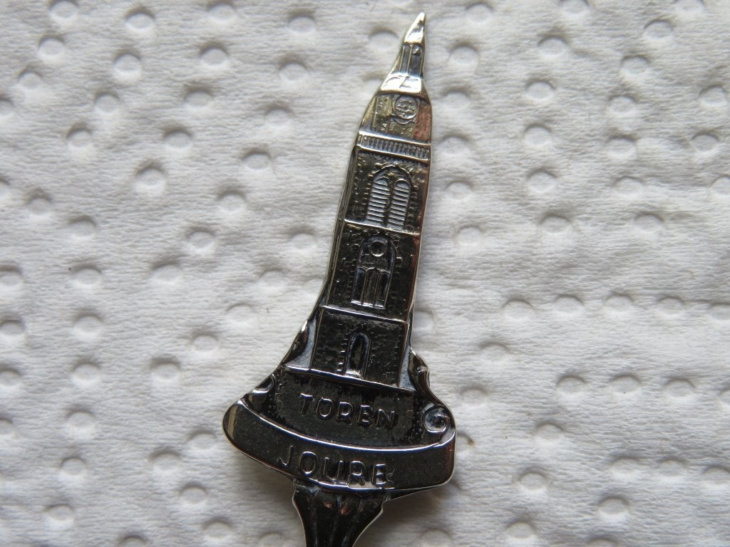 Lepeltje de Toren (Jouster Toer) van Joure, Verzenden, Zo goed als nieuw, Overige materialen, Bestek