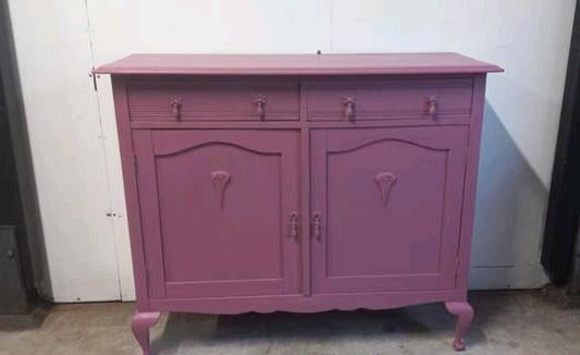 Mooi oudroze dressoir, Ophalen, 100 tot 150 cm, ., Zo goed als nieuw