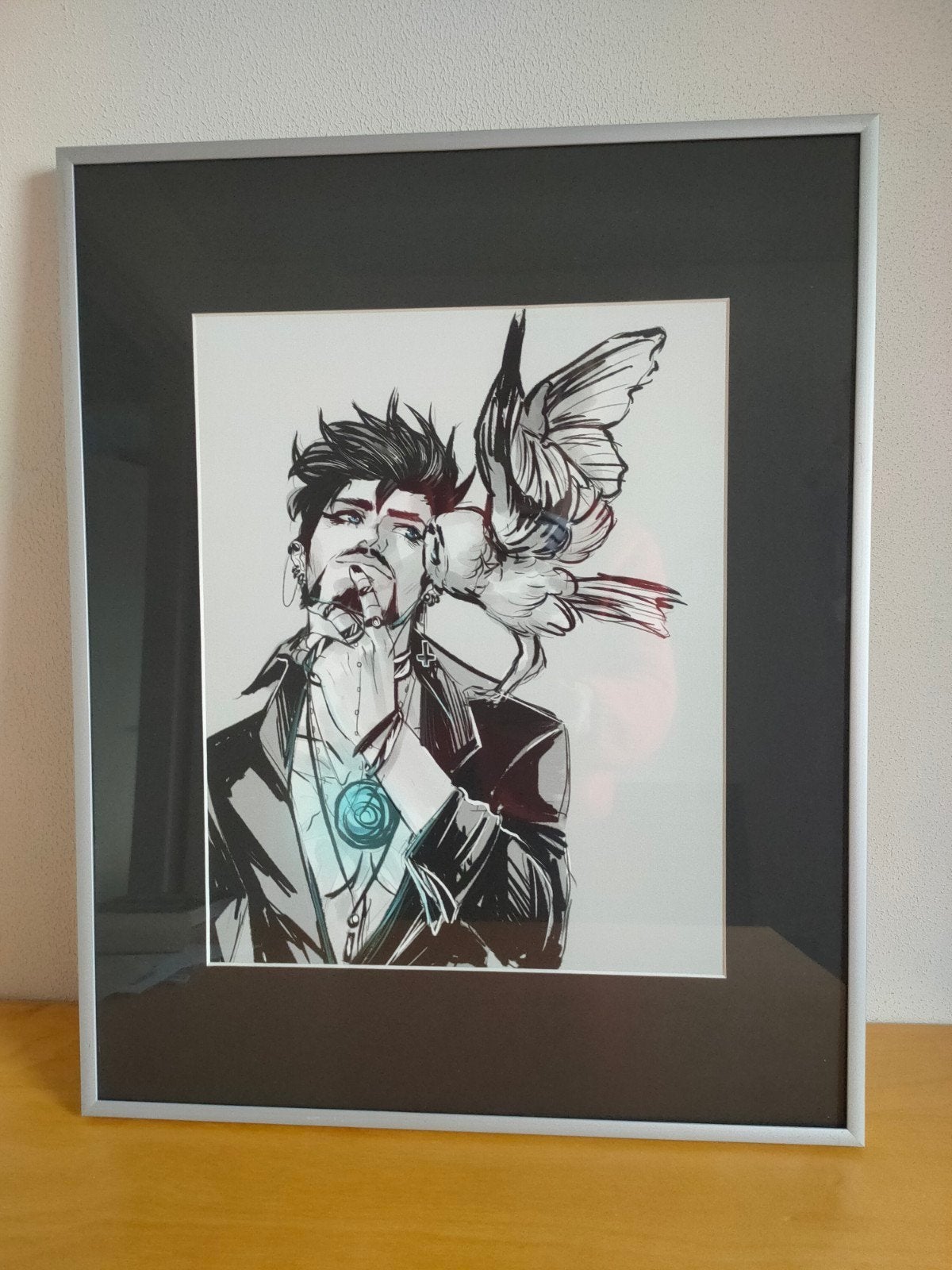 Kunst print Tony Stark (Iron man) - Fan art, Verzamelen, Posters, Zo goed als nieuw, Overige onderwerpen, A1 t/m A3, Rechthoekig Staand