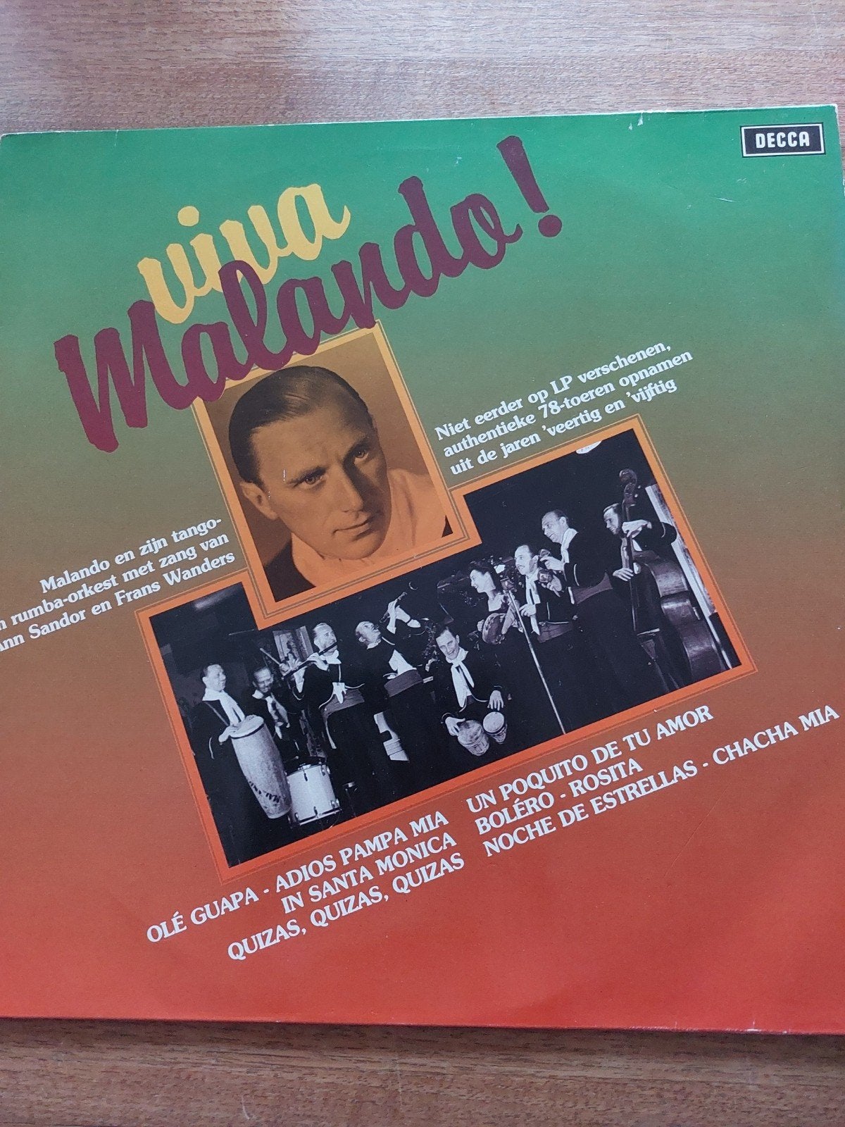 Viva Malando! LP - Tango en Rumba-orkest, LP, Gebruikt, Overige genres, Originele persing