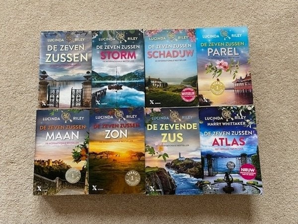 Complete serie De Zeven Zussen, Boeken, Romans, Ophalen of Verzenden, Zo goed als nieuw, Lucinda Riley