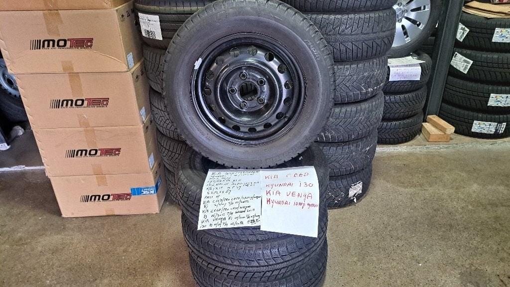 Kia Ceed/Venga / Hyundai i 30 banden set 195/65R15 Michelin, Ophalen, Gebruikt, 15 inch, Banden en Velgen