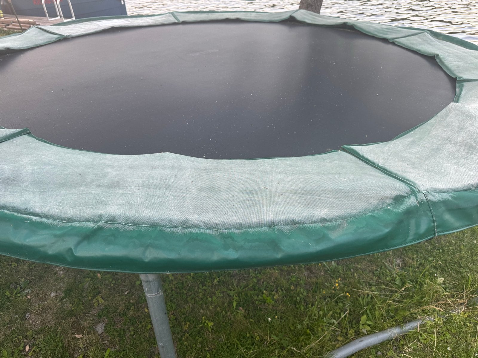 Pro-line trampoline 3,6 m met randkussen, Ophalen, Gebruikt