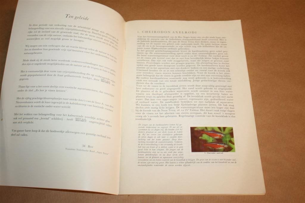 Zo leer je de vissen kennen deel 1: Zoetwatervissen., Boeken, Ophalen of Verzenden, Gelezen, Vissen