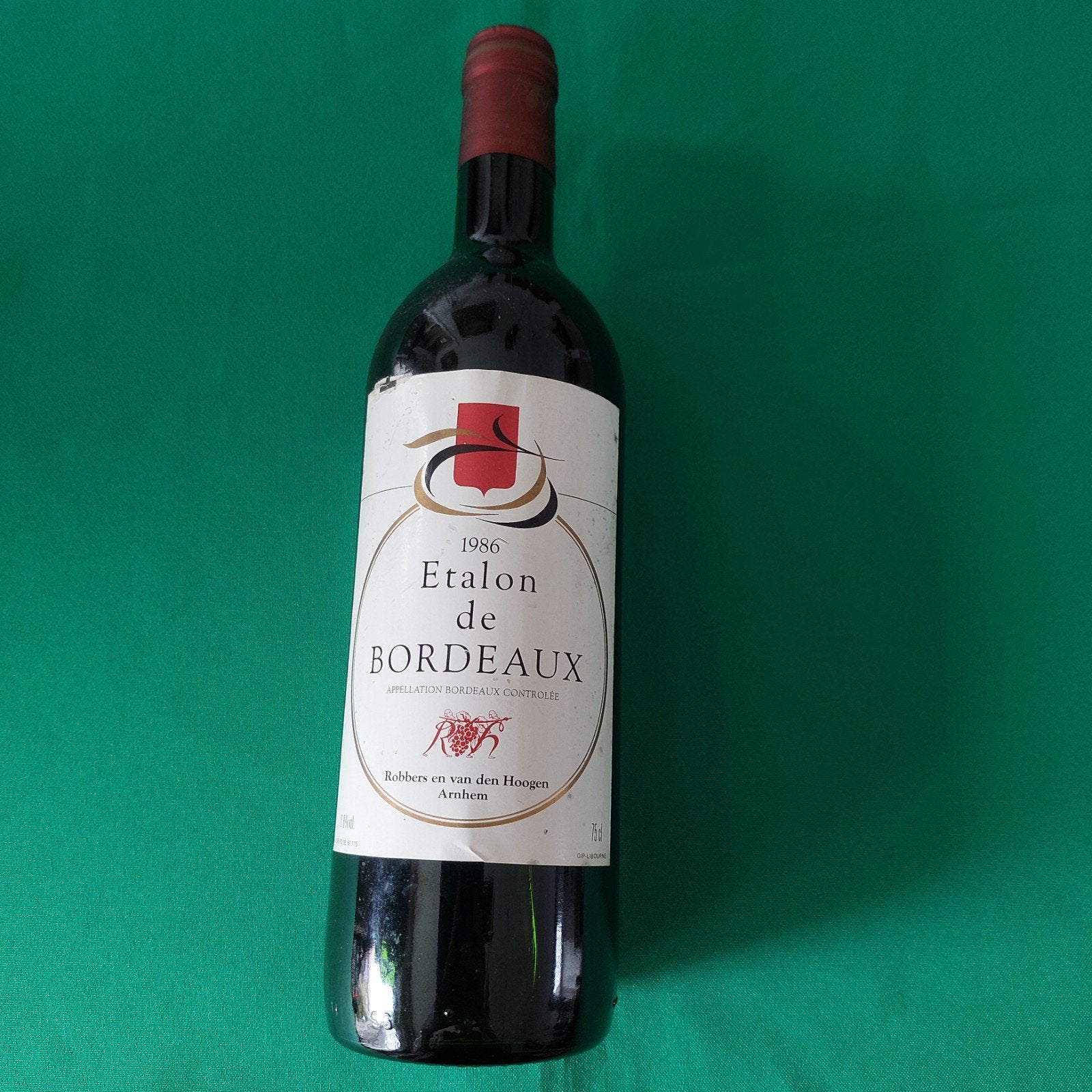 Fles Etalon de Bordeaux midland Amersfoort 1986, Ophalen, Frankrijk