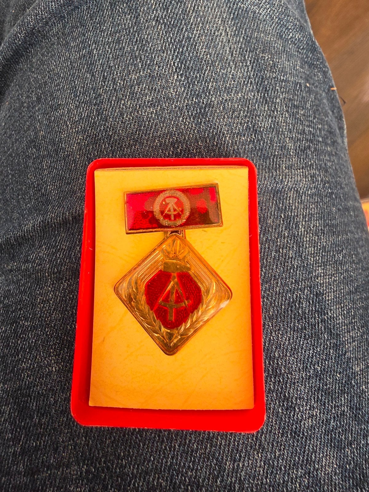 DDR Medaille - Onderscheiding Oost-Duitsland, Ophalen of Verzenden, Overige materialen, Buitenland