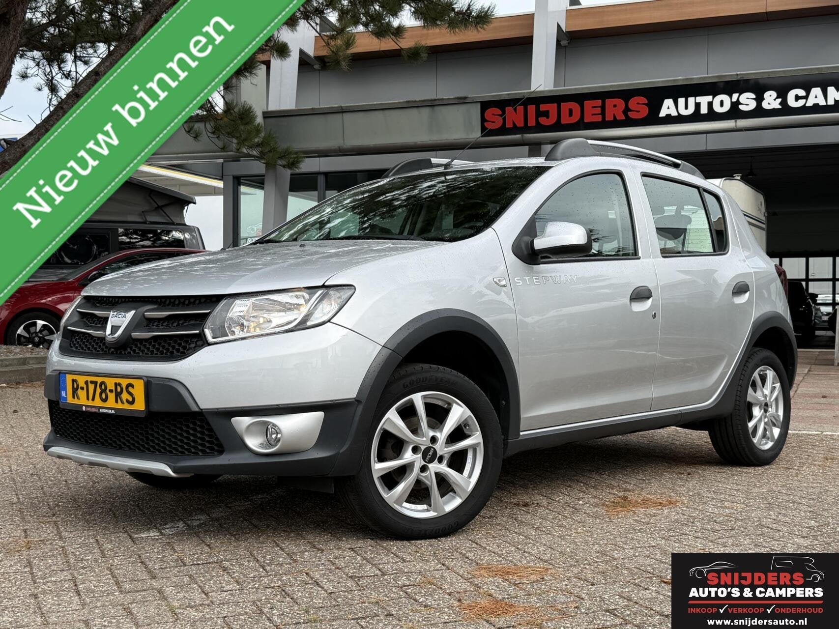 Dacia Sandero 0.9 TCe Stepway Lauréate navi airco pdc, Auto's, Voorwielaandrijving, Stof, Gebruikt, Bedrijf